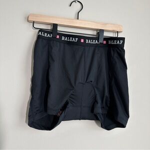 Baleaf Womens Padded Bike Shorts Black L Cycling Shorts with 3D Gel Seat Cushion
